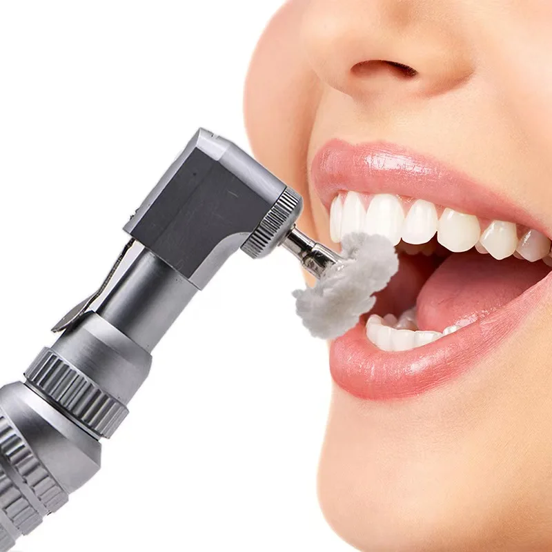Electric Dental Polishing kits with Alumina/Silicon Carbide Material Prophy Brush for Contra Angle Handpiece
