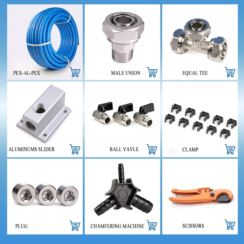 Wordless Aluminum-Plastic Pipe Green Aluminum-Plastic Composite Wholesale Management Watering Kits Joint