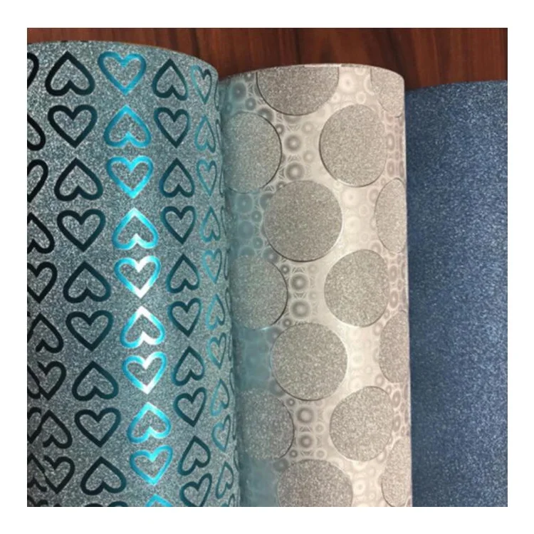 Colorful Decorative Film Unique Design Gold Roll Laminate Glitter Film