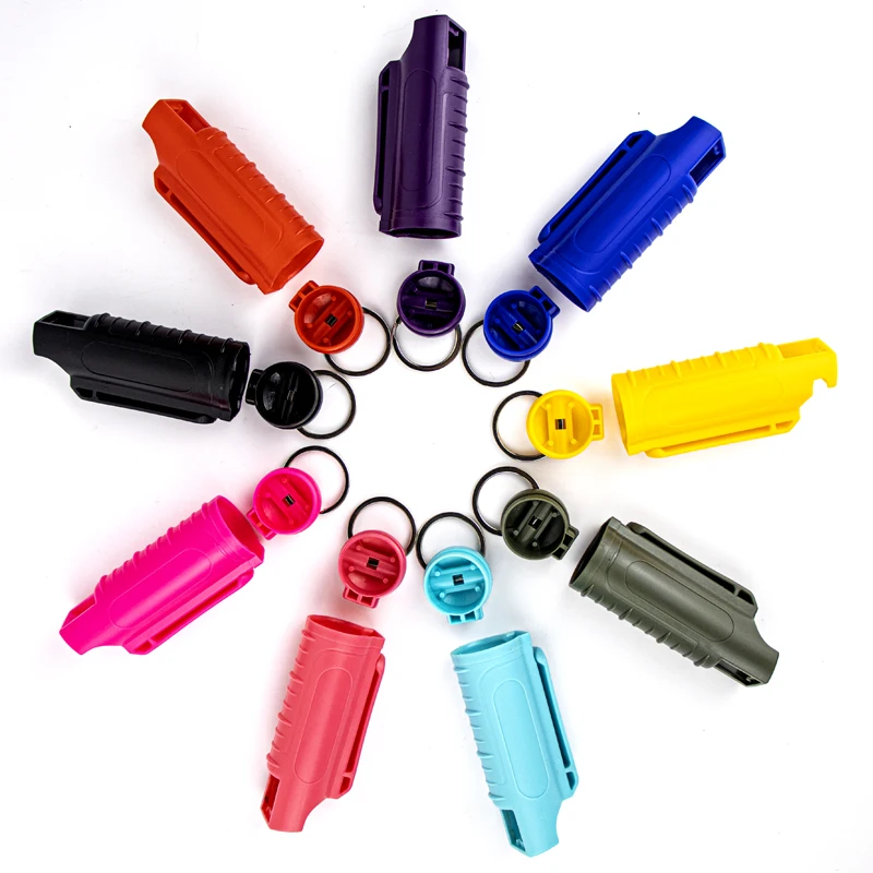 Американская доставка, оптовая цена, набор брелоков для самозащиты для женщин