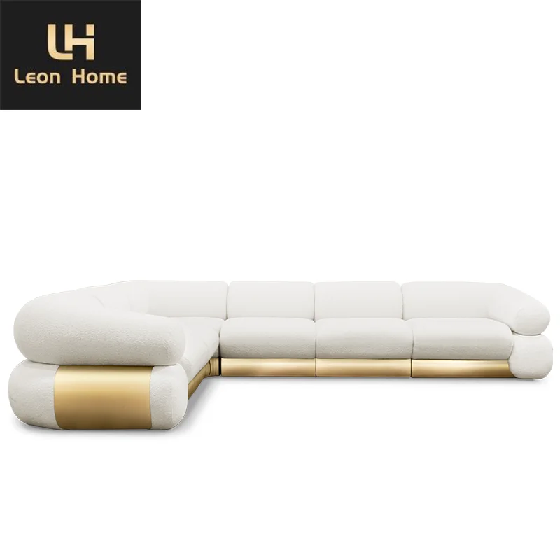 Manufacturer Hot Sale Custom Made Luxury Living Room Sofa Italian New Design Sectional Sofa Furniture Luxury Living Room Sofa