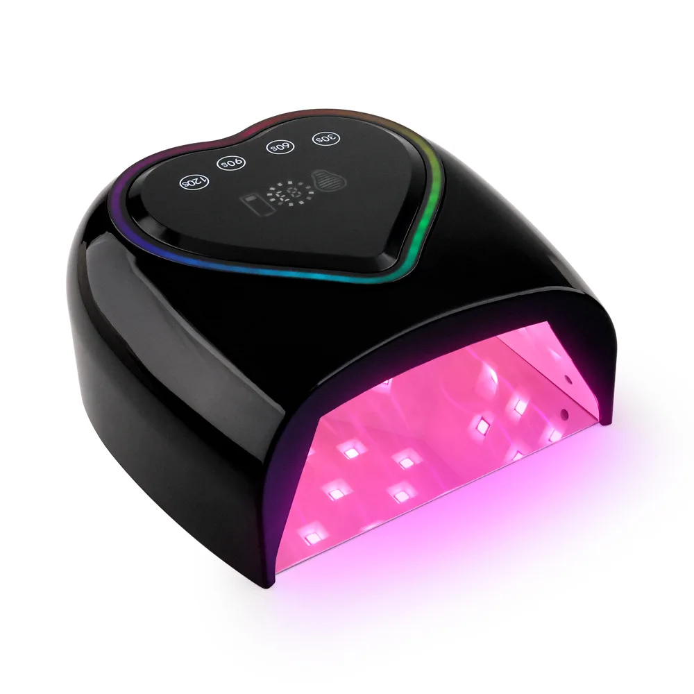 High Power 98 Watts Cordless and Rechargeable Professional Cure UV LED Nail Lamp Nail Dryer for Commercial Salon Use