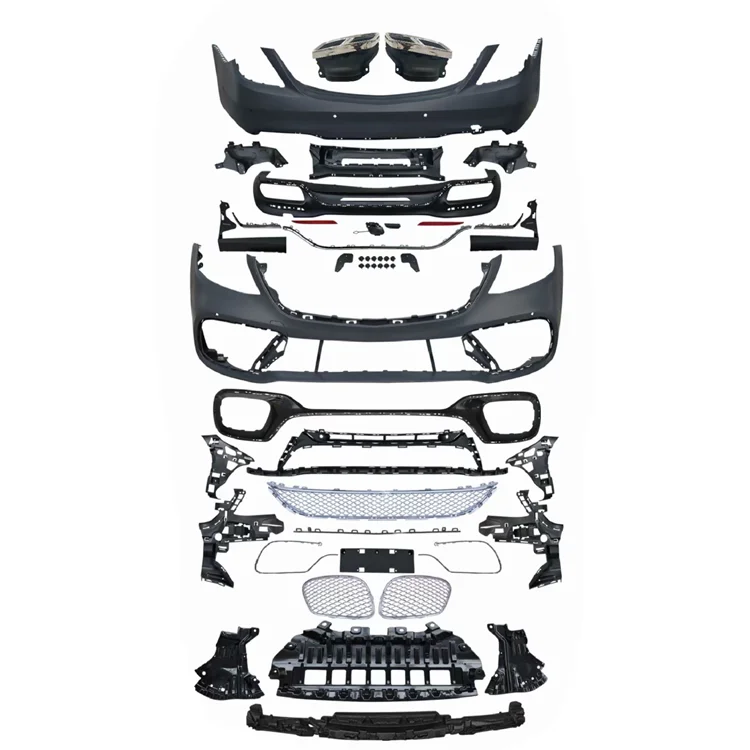 Новый заводской боди-комплект desig с передним Бампером для Mercedes-Benz W222, Модернизированный до AMG S65 стиль, крыло крыла и боковые юбки