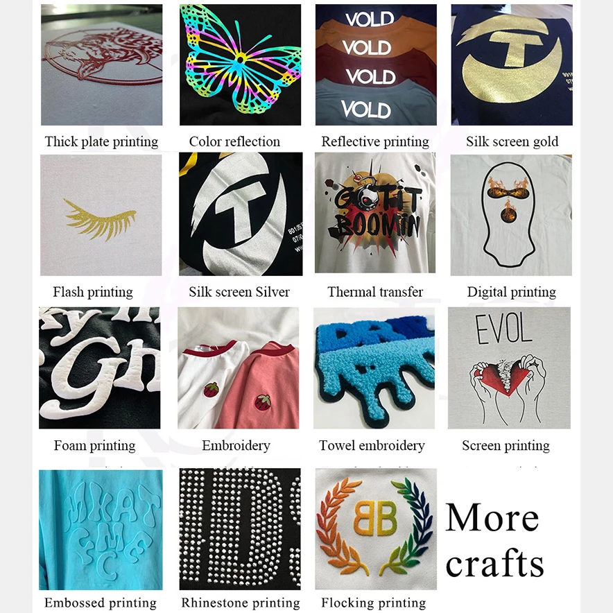 Heavy Weight Blank Cotton Unisex T-shirts Custom Printed Round Neck Couple T Shirts With Logo