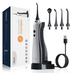 Mornwell 150ml Cordless Portable Teeth Cleaning Dental Oral Irrigator Waterflosser Electric Water Flosser