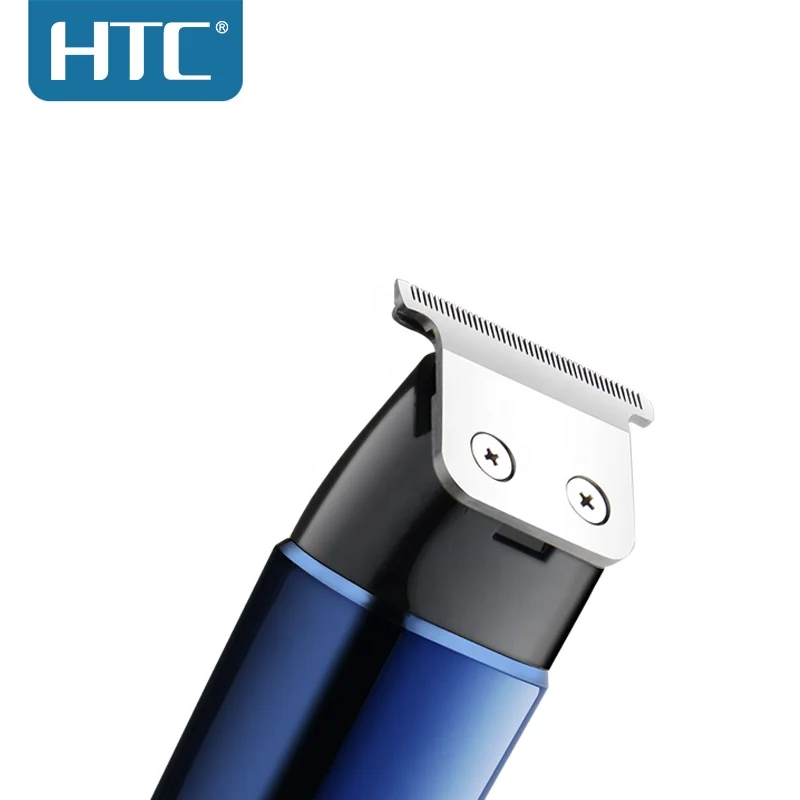 HTC AT-588 professional Black diamond concept barber hair clipper high speed men hair trimmer