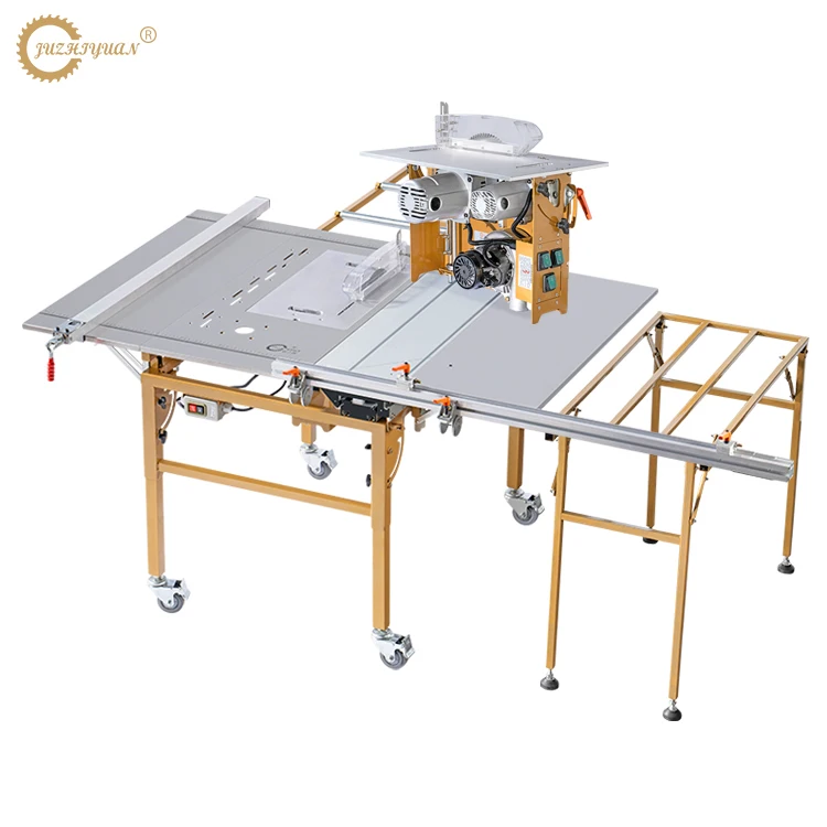 JT-7D Woodworking Sliding Table Saw Stainless Steel Wood Cutting Saws Machine