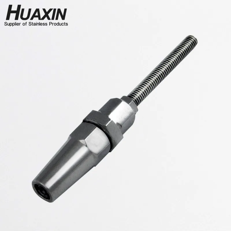 Top Quality Stainless Steel 316 Surface Mount Swivel Toggle Terminal End Fitting Wire Rope Cable 1/8 3/16