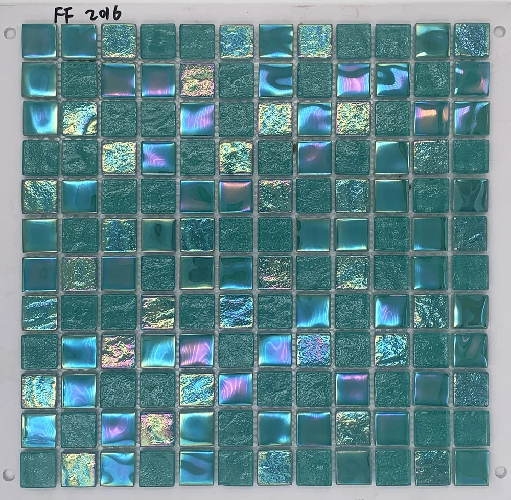 48X48MM swimming pool blue color mosaic tiles