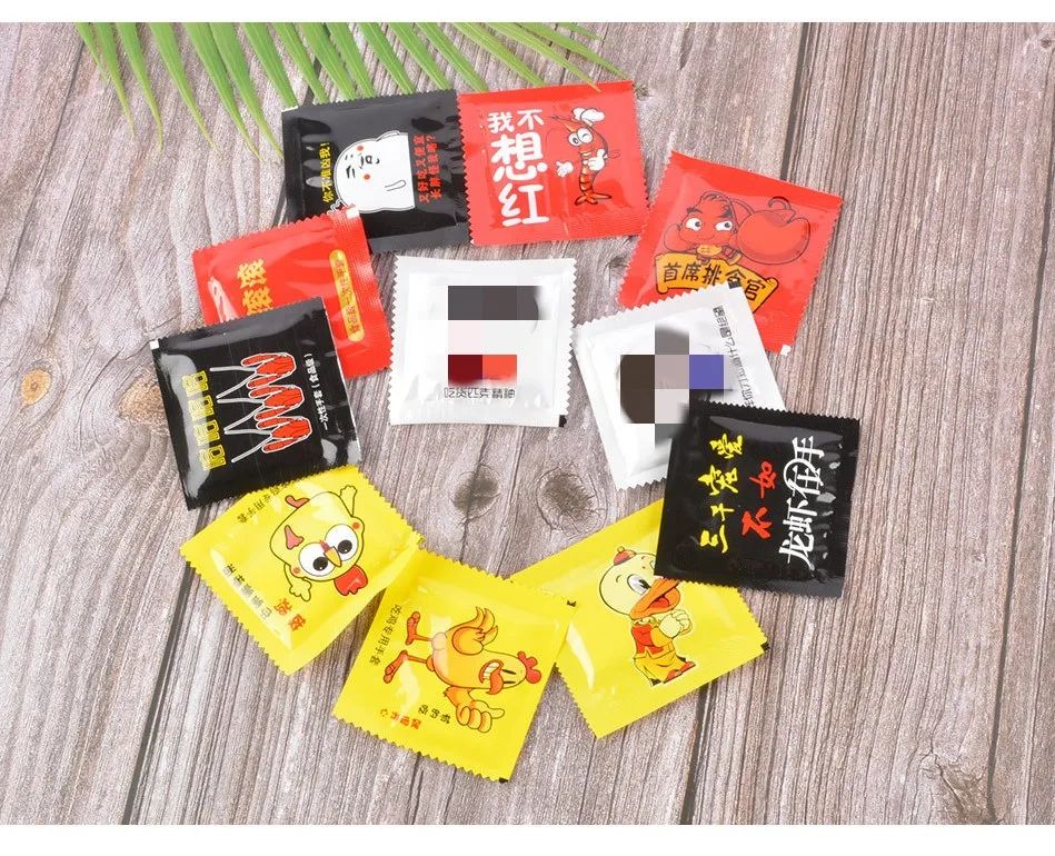 Individual Packed Gloves Folded Pe Glove With gloves for dining room