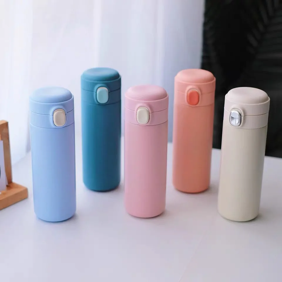 High Quality Kids Cute Reusable Cup Insulated Water Bottle Cartoon Vacuum Flasks Thermos For Children