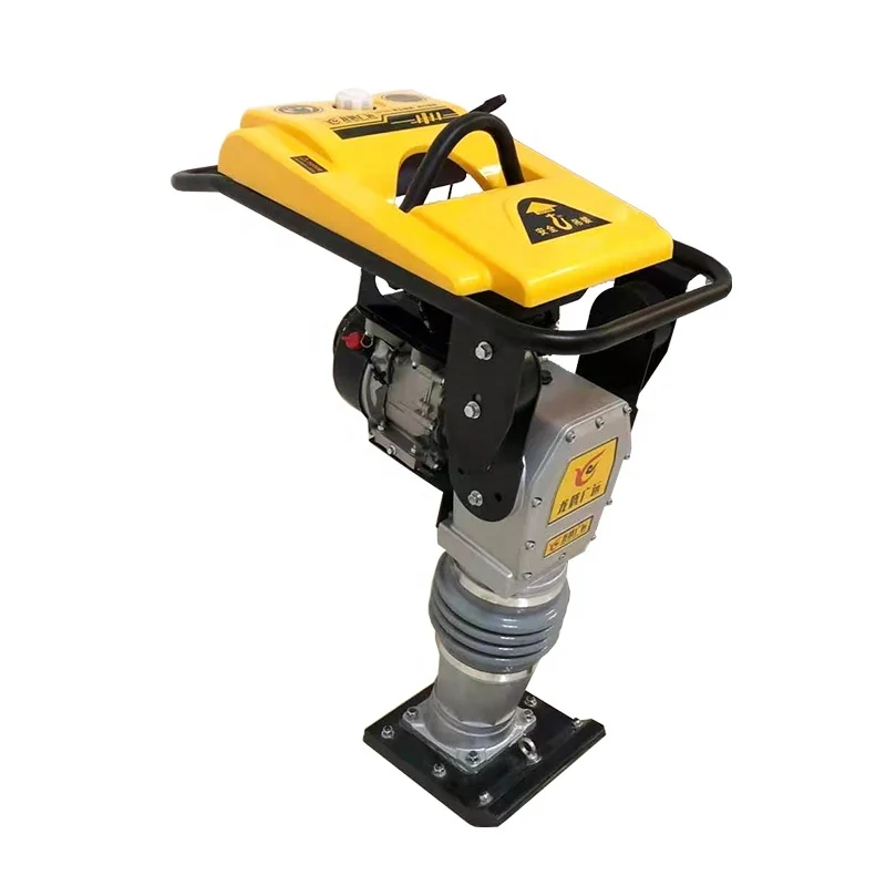 Country Road Construction Machine With Gasoline Engine Tamping Rammer