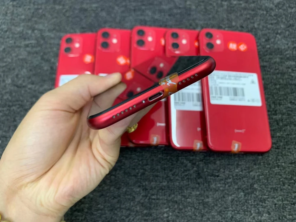 Wholesale used phone for iphone 11 64GB 128GB 256GB original and used Green Purple White Yellow Black Red