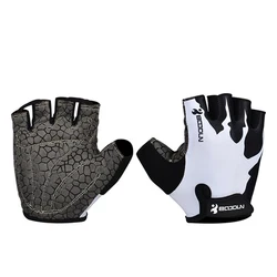 HBG 1082  Spring and summer new dirt bike gloves Damping and anti-skid outdoor Half finger mountain bike bmx gloves