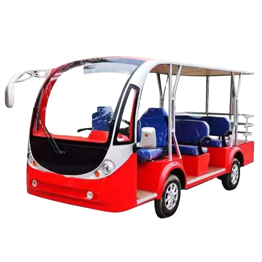 Beemotor Manufacturer Shuttle Bus Nature Park 72V Electric Sightseeing Car Sightseeing Bus