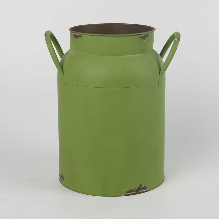 wholesale garden plant pot metal jug can antique  colour pastoral decor flower vases centerpieces ornament container packing