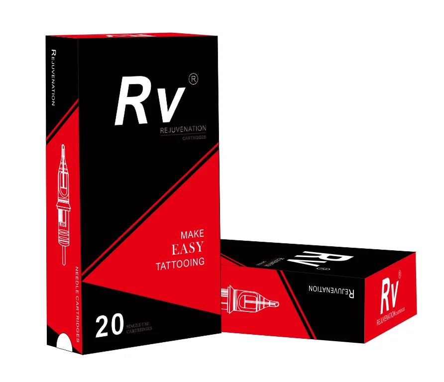 Hot Selling Private Label RV Rejuvenation Curved Magnum Cartridge Needle Tattoo Cartridge Tattoo Needle