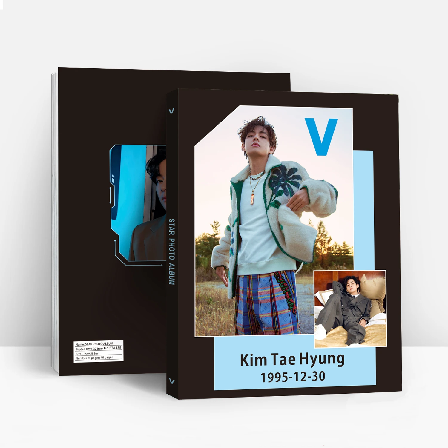 wholesale DECO KIT album korean star album bulletproof boy V JK JIMIN HD Poster Bookmark Collection Card photo album