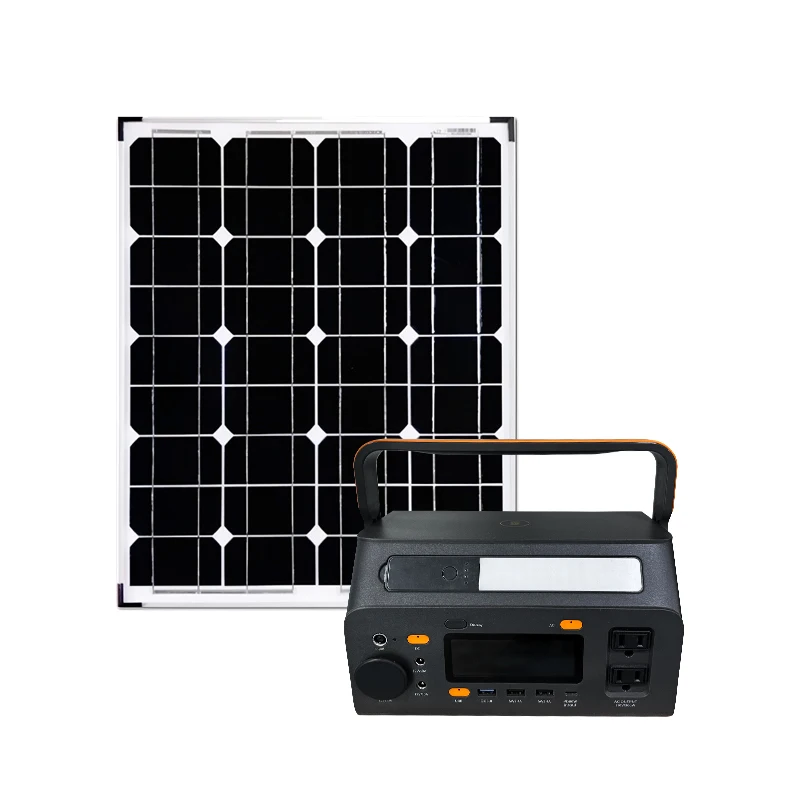 Solar generator 220v small portable outdoor emergency power generation