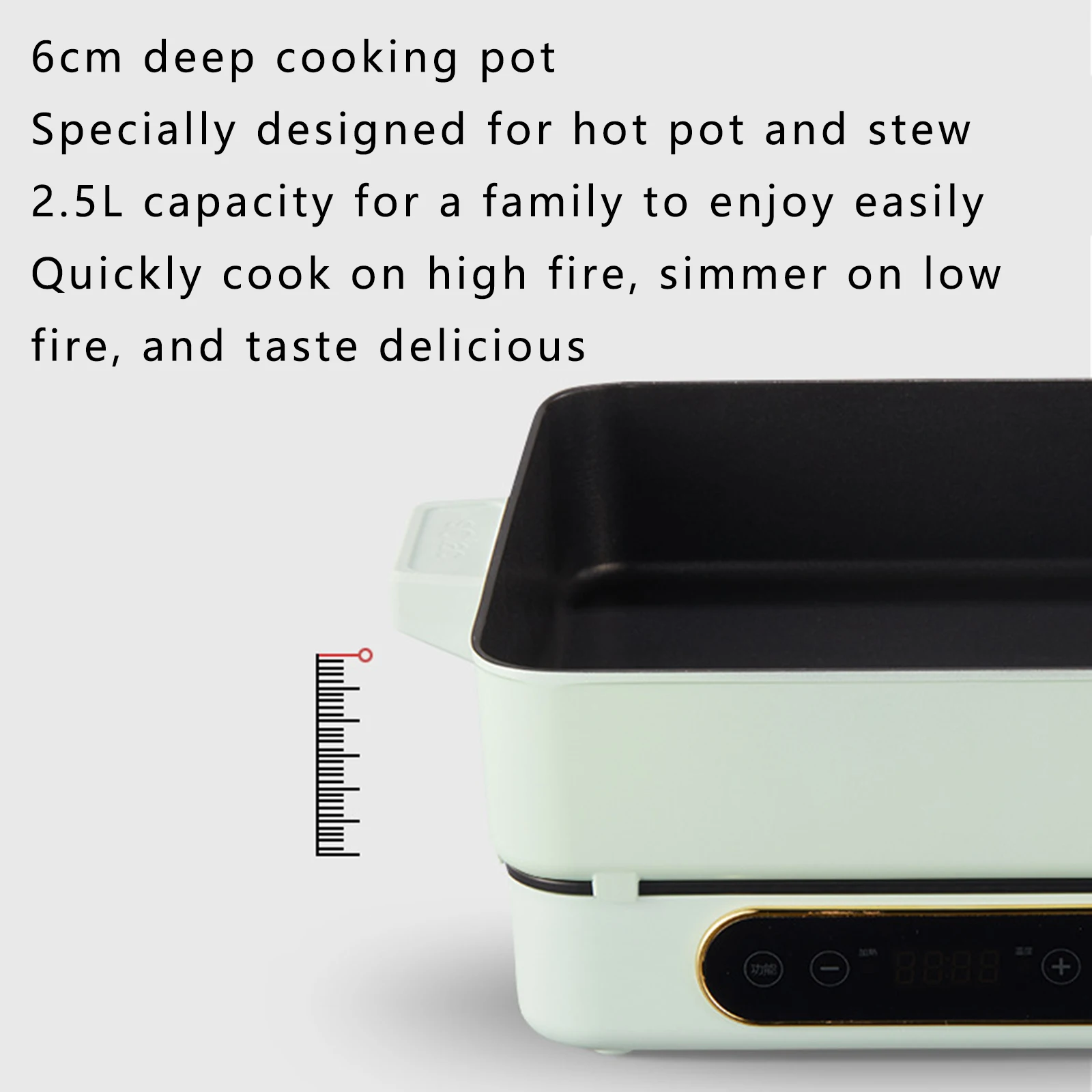 Black Color Induction Cooker Ceramic Glass Plates Cases Transparent Custom Edge Power Wooden Time Packing Sales Rohs Material