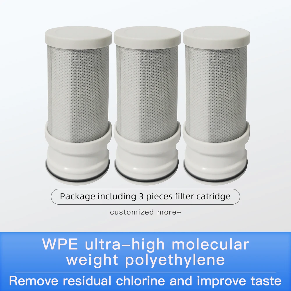 5 pcs Ultra Anti-scale Rod Filter Cartridge for Kitchen Faucet Tap Water Purifier Remove Scale Chlorine and Improve Taste