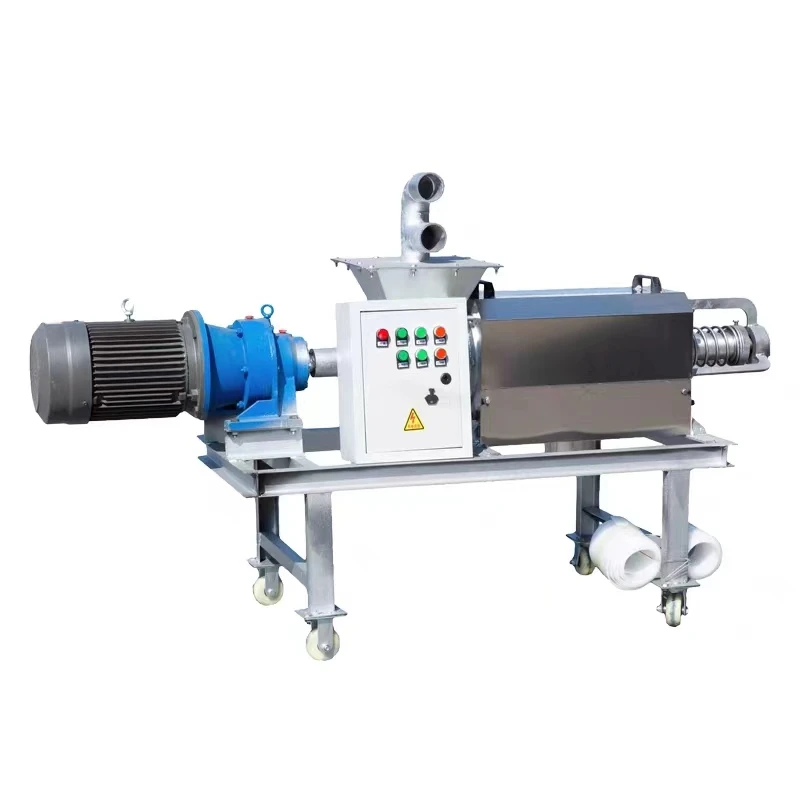 Factory Sales Pig Cattle Dung Waste Squeezing Machine Beer Lees Distiller Grain Dewatering Separators