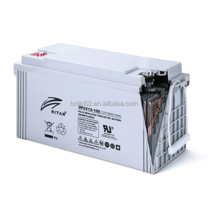 Ritar OPZV OPZS DG 2V 800Ah 770Ah 3000Ah Deep Cycle 12V 200Ah Solid-state  Lead Acid Batteries