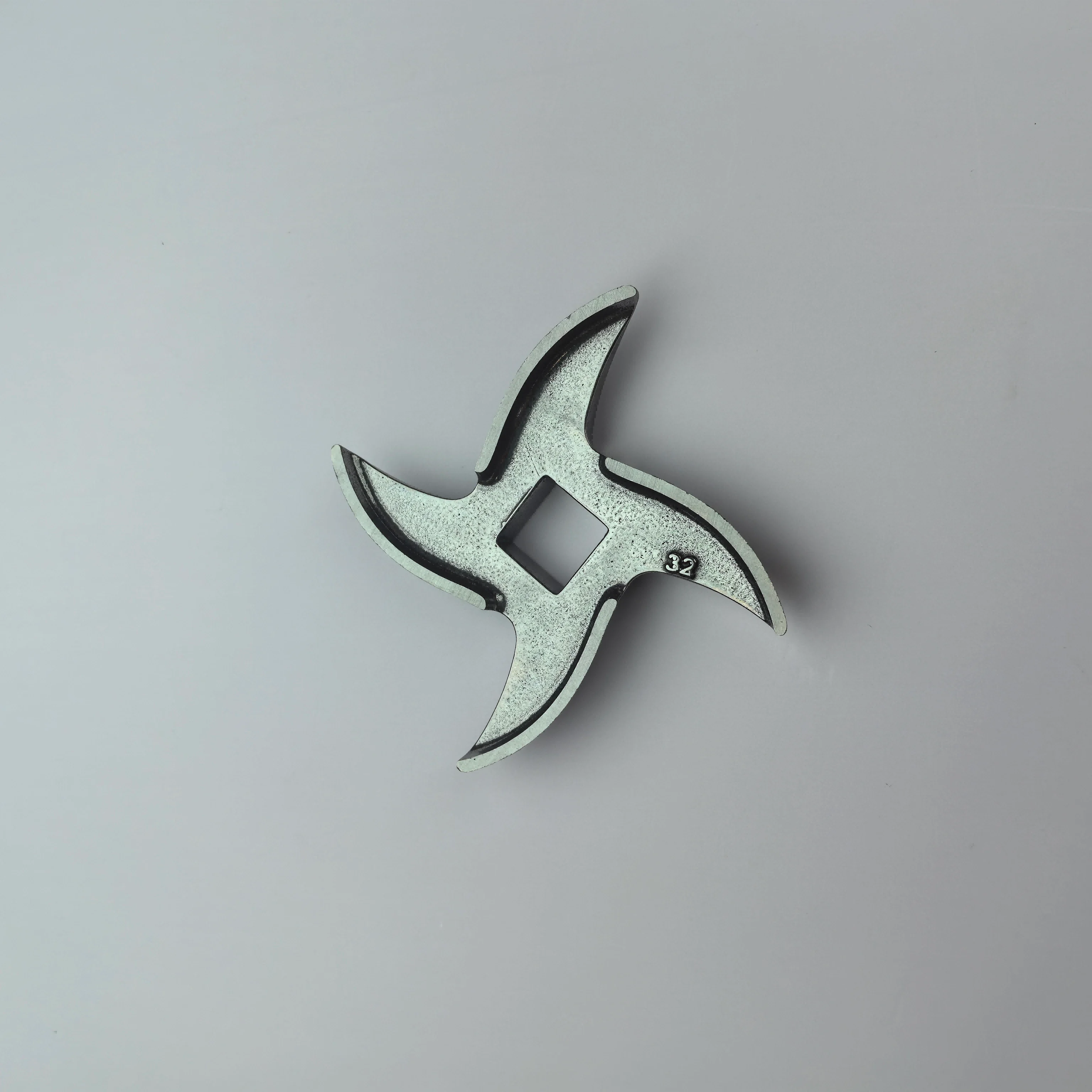 Sharp Multi-blade #12/32 Meat Grinder Cutting Meat Grinder Cross Knife Stainless Steel Machining Services English Laser Printing