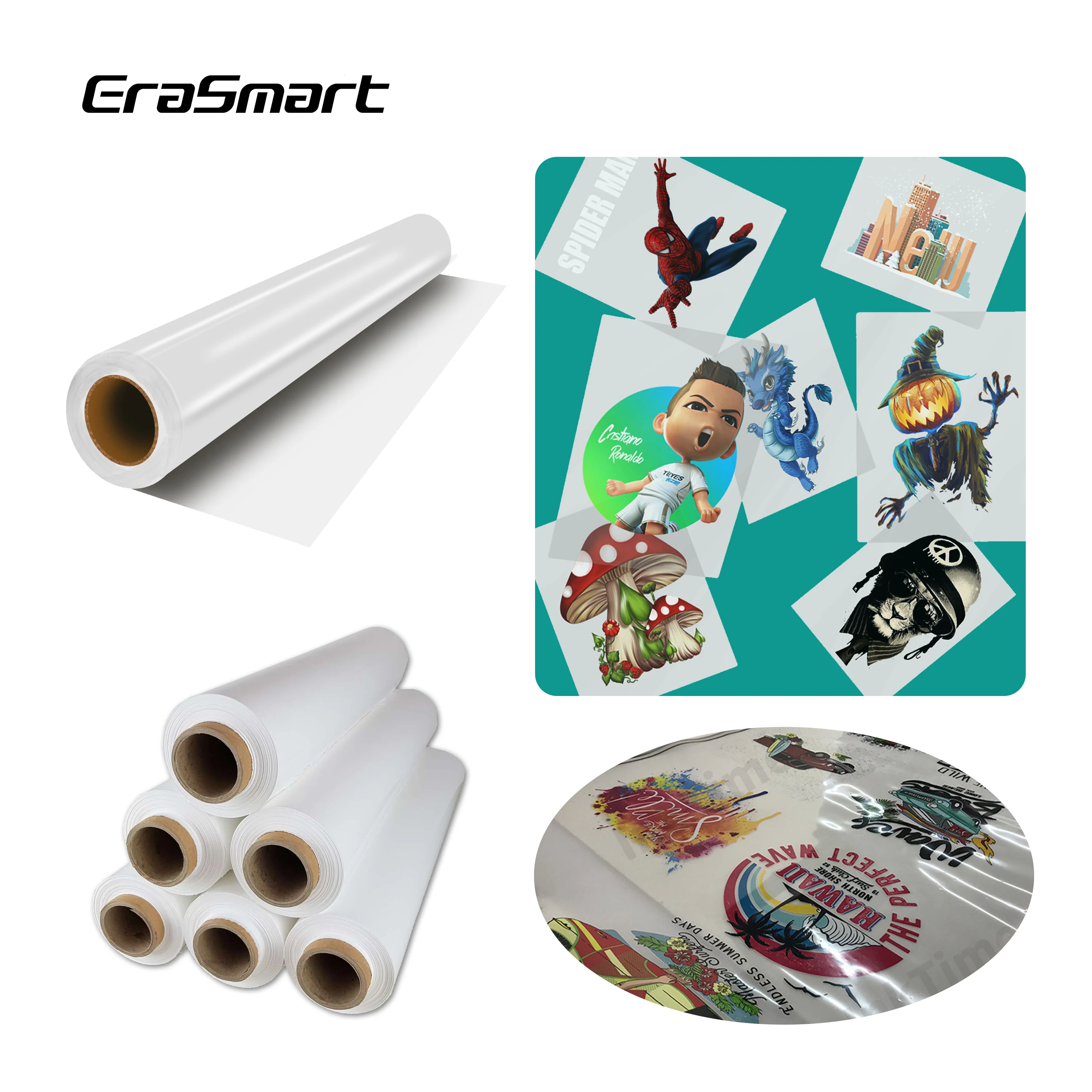 Eraasmart DTF ПЭТ-пленка a3 a4 теплопередающая пленка бумага dtf листы для принтера односторонняя