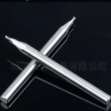 High precision 45 degree cnc milling cutter Single flute spiral combination carbide end mill