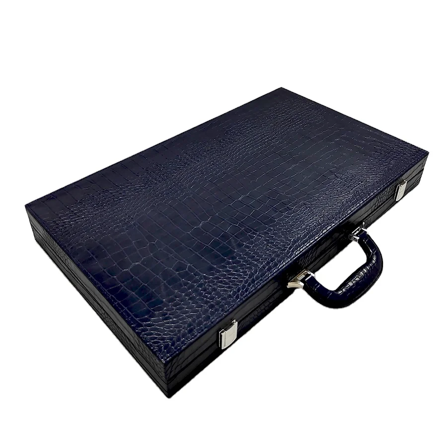 Premium Leather handmade Retro Vintage Suitcase Classical Luggage Box , Steamer Trunk