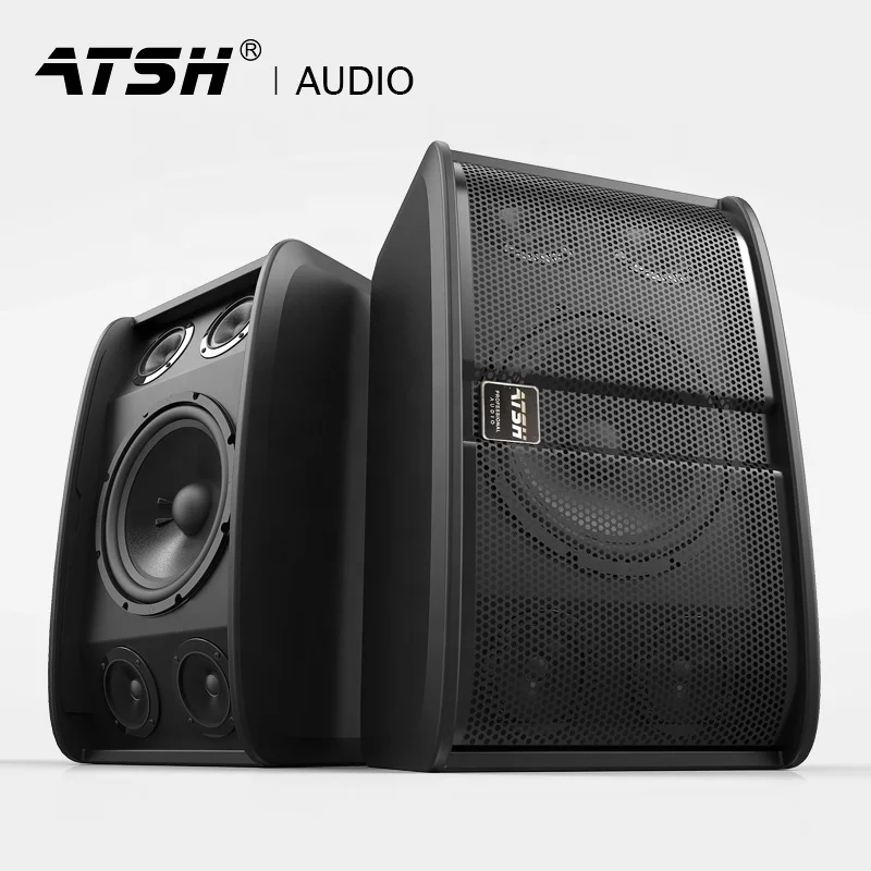 
ATSH PK-108 Sound Equipments 200W Power 93dB 50Hz-18Khz Dual Speaker High Fidelity Card Package Audio Box 