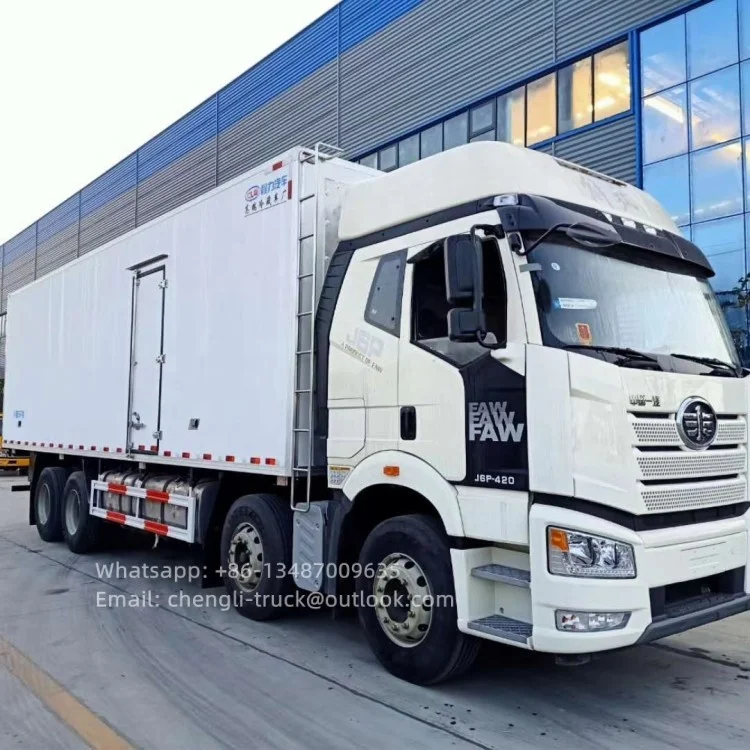 FAW  thermoking refrigeration unit trucks seafood refrigerated truck for sale