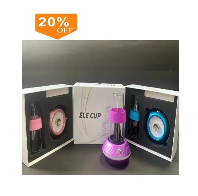 Electric Hookha Smoking Bulk Electrical cup Head gravity  Hookah 360 Richman E Hookah with Cage Electronic Hookah