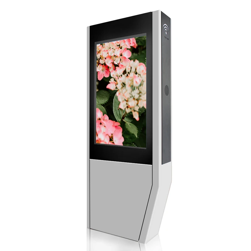 
display standard size free totem digital signage 55 65 75 inch floor stand outdoor lcd advertising player 