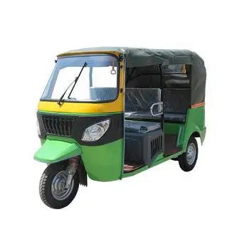Hot Sale 4-Passenger Tuk Tuk Rickshaw 3-Wheel Petrol Tricycles with 400kg Payload Capacity