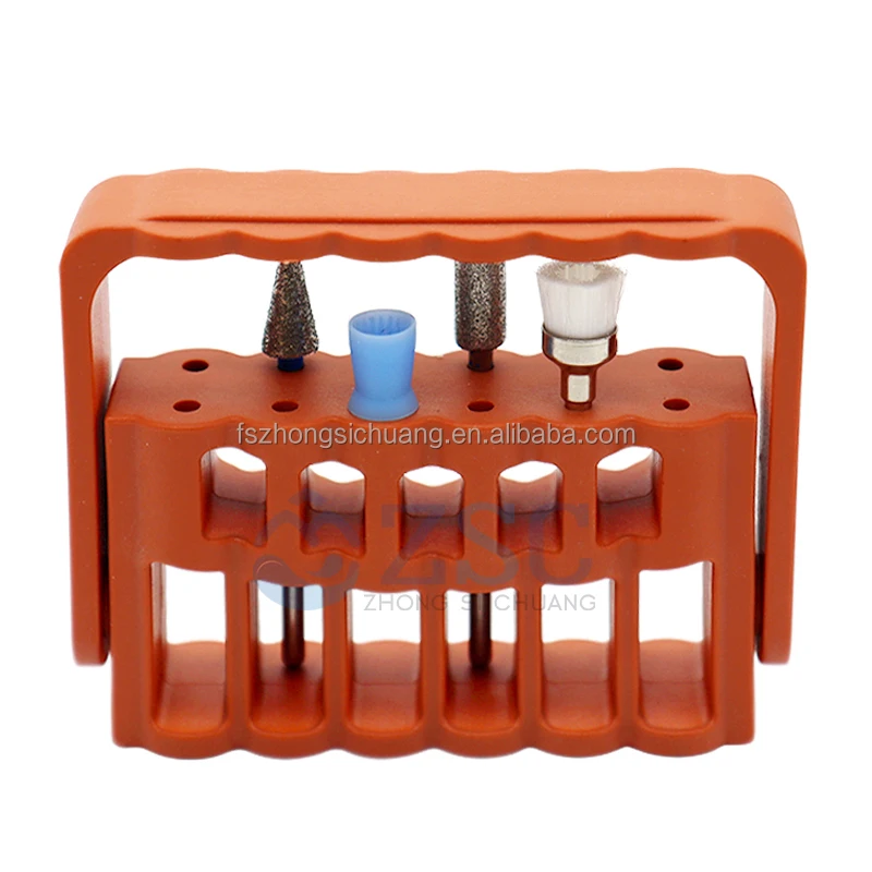 Dental Sterilization box for instrument/with 10 holders/autoclavable at high temperature burs holder endo file box