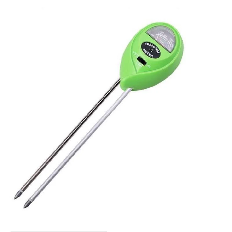 Amazon hot sale 3 in1 soil tester hygrometer for measuring PH and PH yellow
