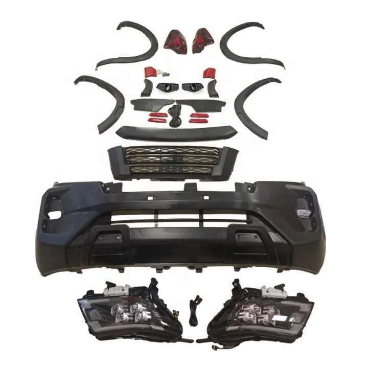 4*4 Pickup front bumper front lip light cover over car body kit  for Nissan Navara NP300 2016 upgrade to Navara Np300 2020