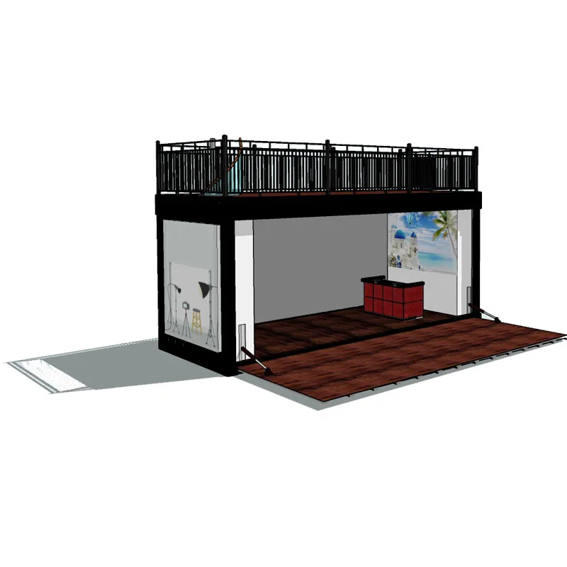 20ft coffee shop container 40hq house 40 feet living price iso9001