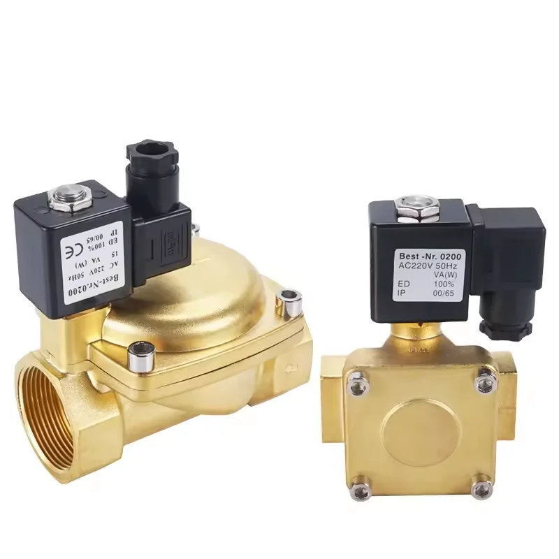0927 Series Pilot Operated 16 Bar Solenoid Valve 220V 24V High Pressure Solenoid Valves Normally Closed Brass Solenoid Valve