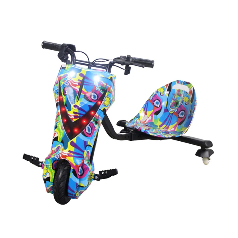 Child 36V Electric Scooter 3 Wheel Drift Trike Go Kart Boy Toy Self Balance Scooter Electric for Kids Lithium Battery