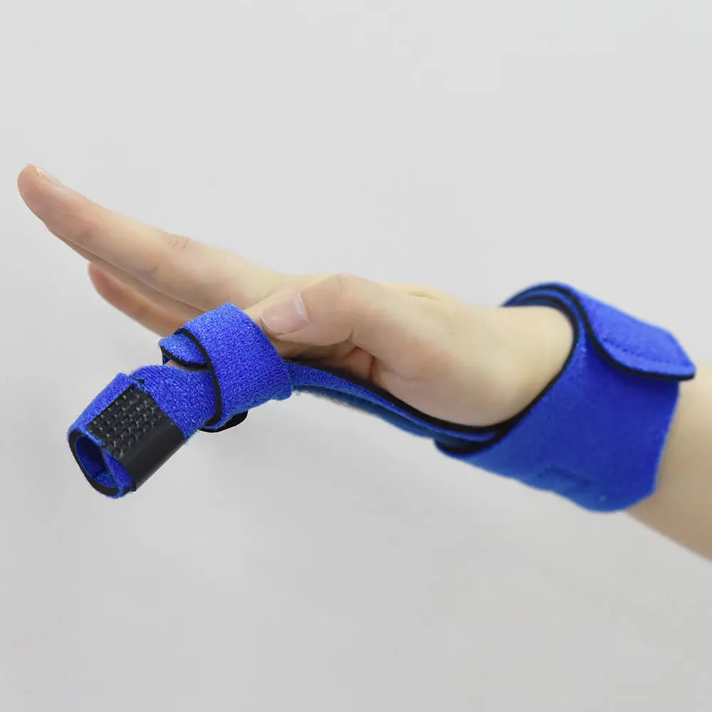 Wholesale Finger Support Neoprene Finger Hand Brace Splint Protection Anti Sprain Guard Men Women Medical Device