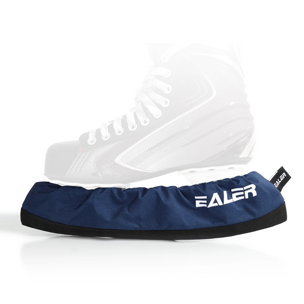 ice skate cover ealer custom skate blade cover sublimated team logo reversible skating soakers skate blade cover