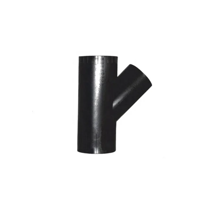 ASME B 16.9 carbon steel schedule 80 y tee fittings