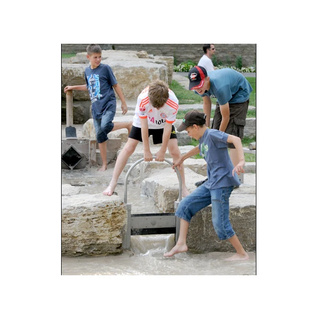 COWBOY aqua water slide play Archimedes Screw combination for aqua park water sports equipment play