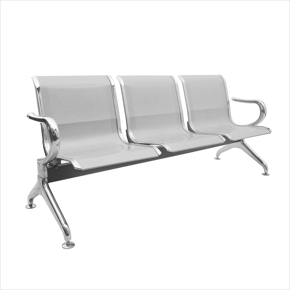 Factory Supply Bank Client Waiting Chair Stainless Stteel