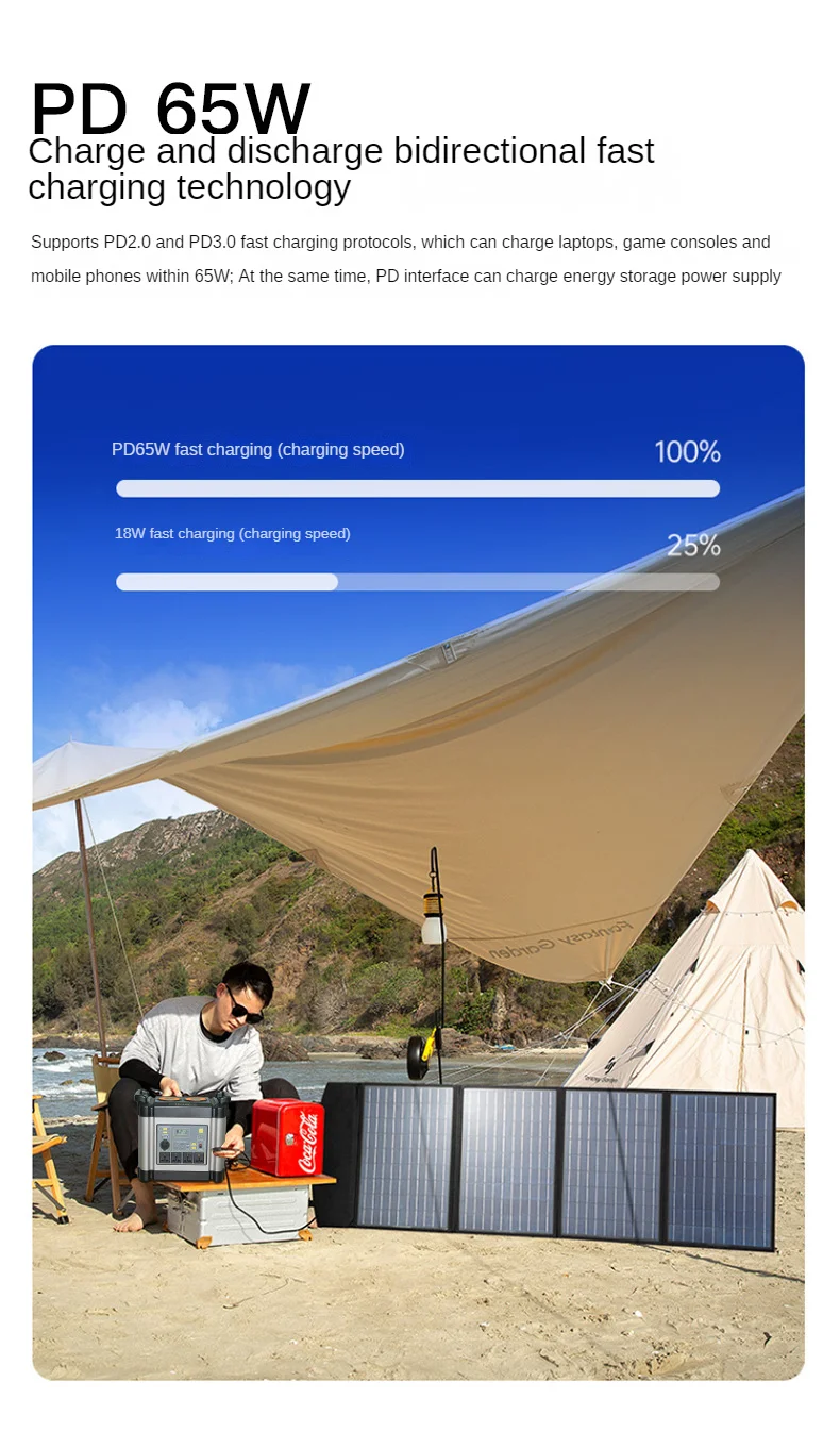 Highly Competitive Use:5000W Capacity1000w  3000w Fast Charging Portable Power Station For Outdoor And Home