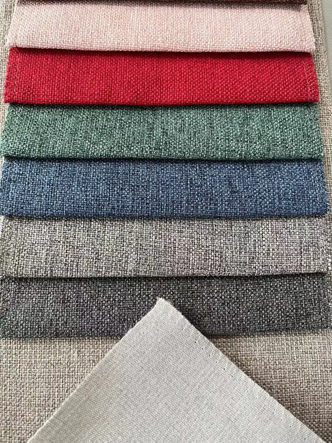 Langsum#VERA#Great quality of woven linen sofa fabric home textile fabric woven sofa fabric for cushion pillow mattress