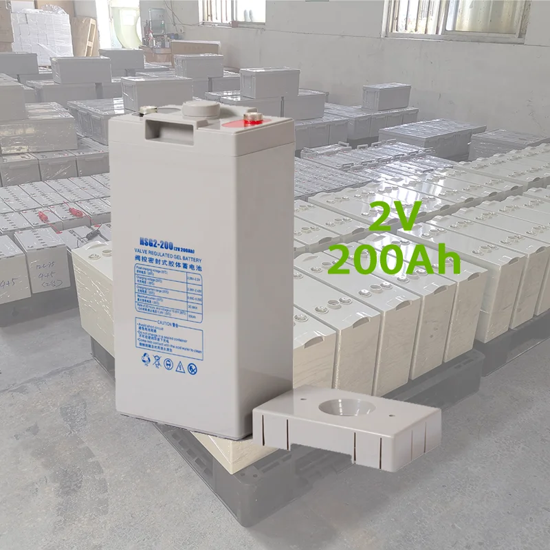 High Quality Energy Storage Battery 2V 200Ah for Sealed lead acid AGM battery for UPS deep cycle Lead cid GEl Battery for Teleco